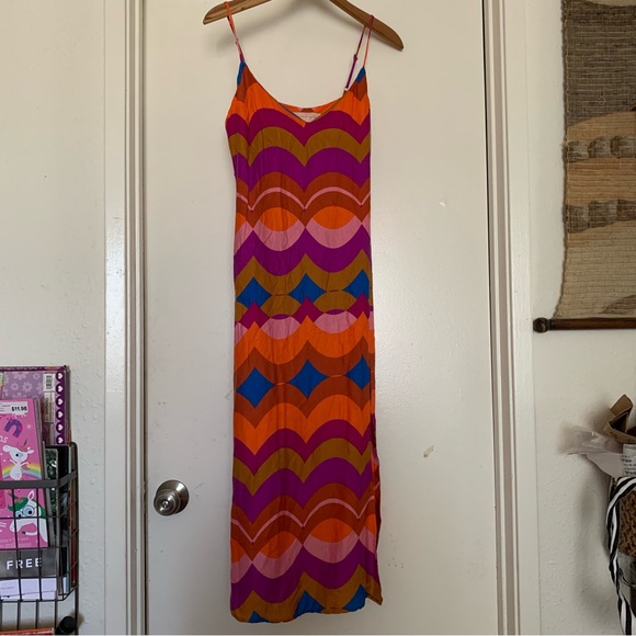 ☀️ Multi color retro style dress - Picture 9 of 10